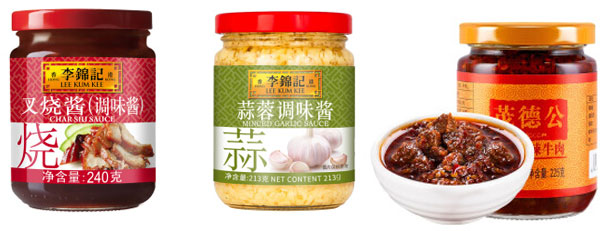 大型醬料灌裝機生產(chǎn)線-全自動醬料灌裝機設備灌裝樣品圖